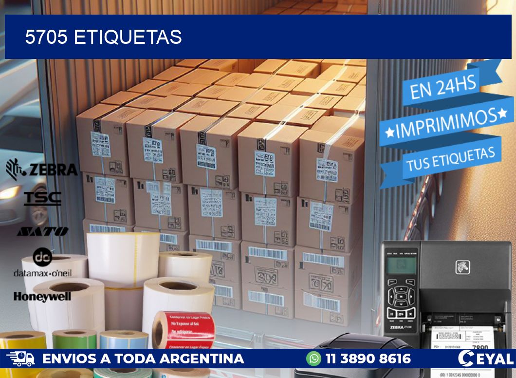 5705 ETIQUETAS