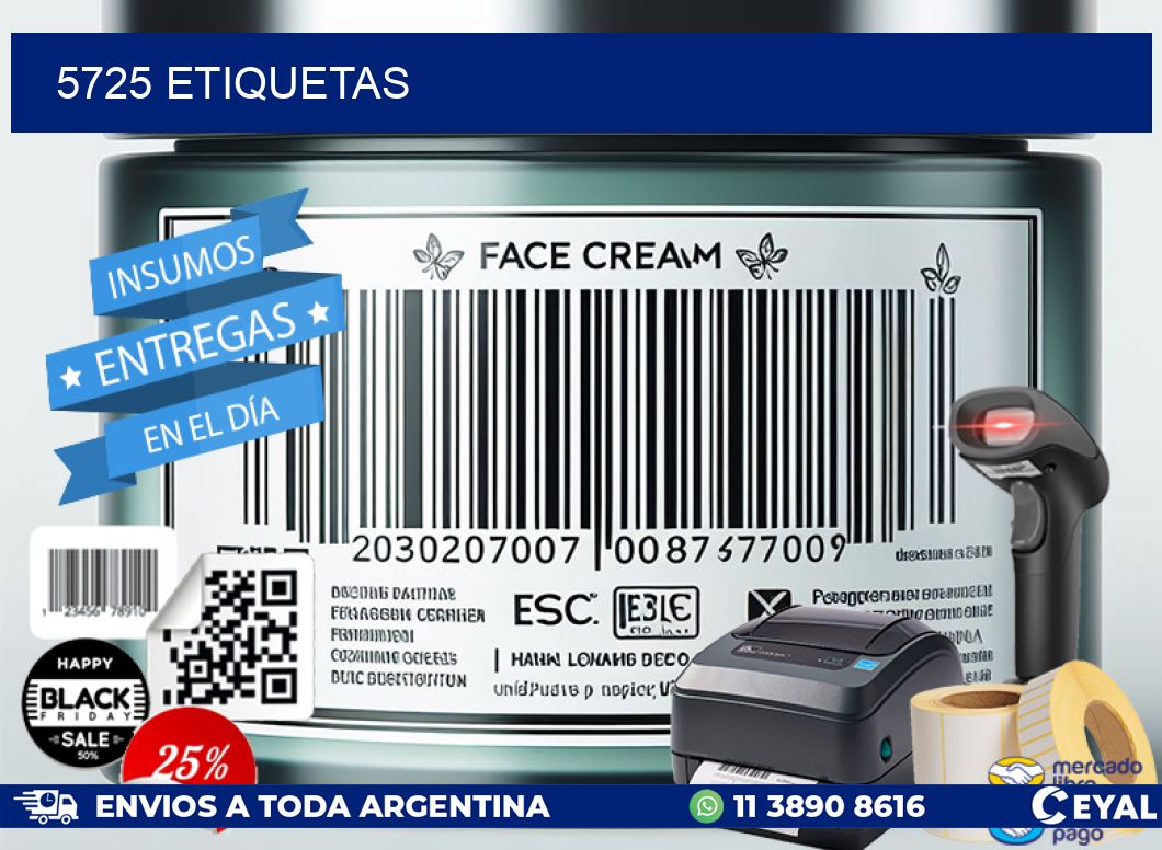 5725 ETIQUETAS