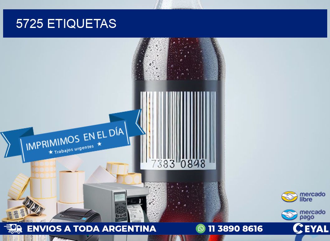 5725 ETIQUETAS