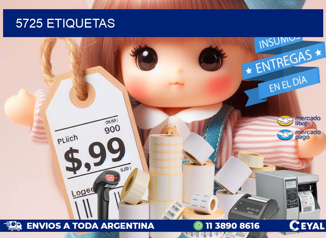 5725 ETIQUETAS