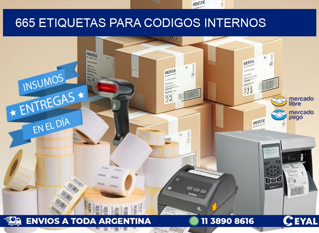 665 ETIQUETAS PARA CODIGOS INTERNOS