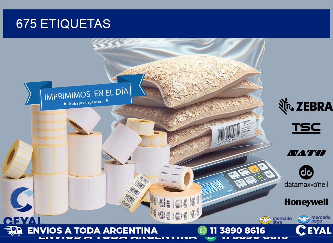 675 ETIQUETAS