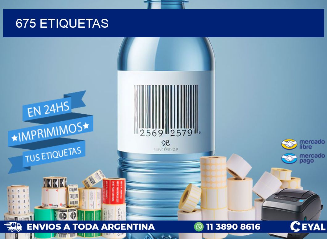 675 ETIQUETAS