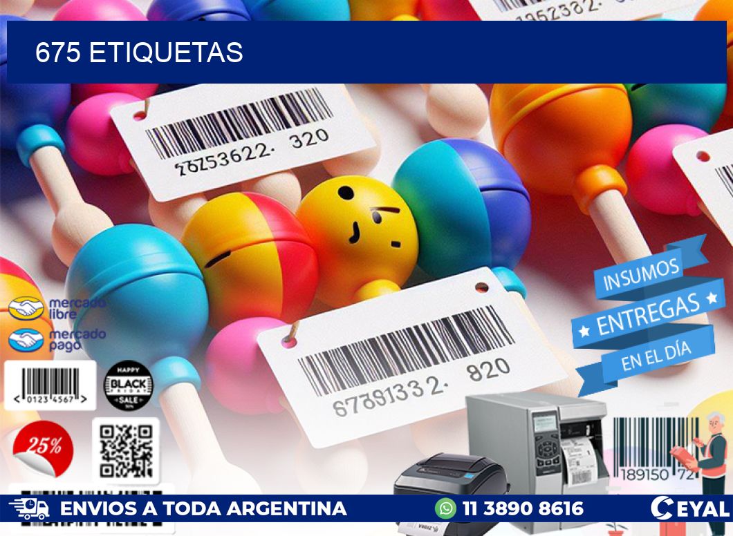 675 ETIQUETAS