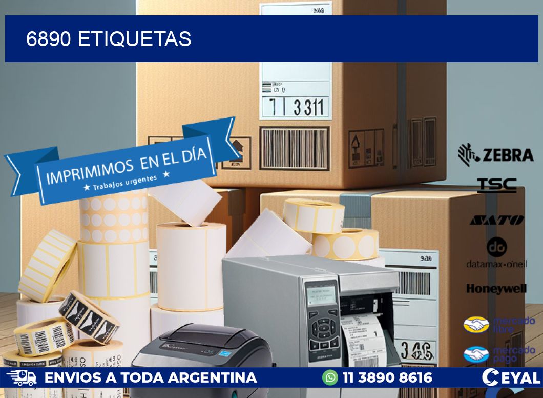6890 ETIQUETAS