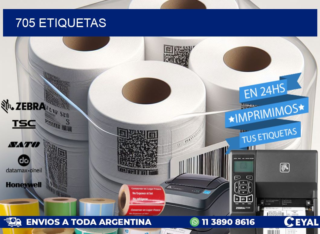 705 ETIQUETAS