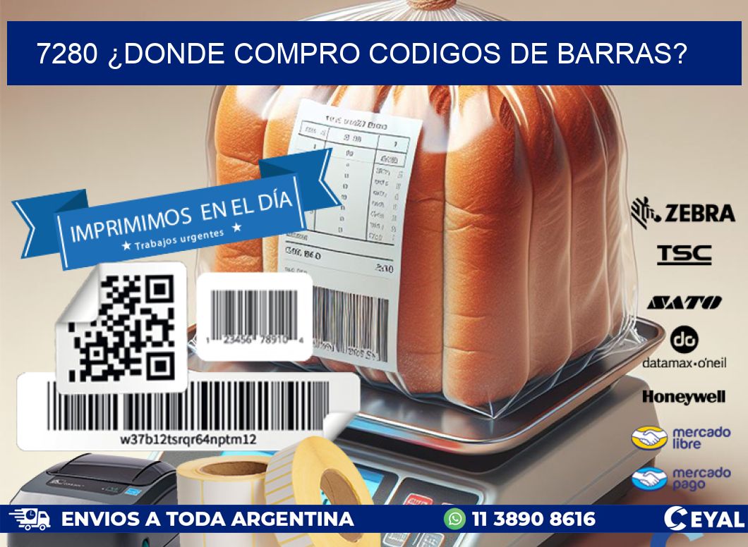 7280 ¿DONDE COMPRO CODIGOS DE BARRAS?