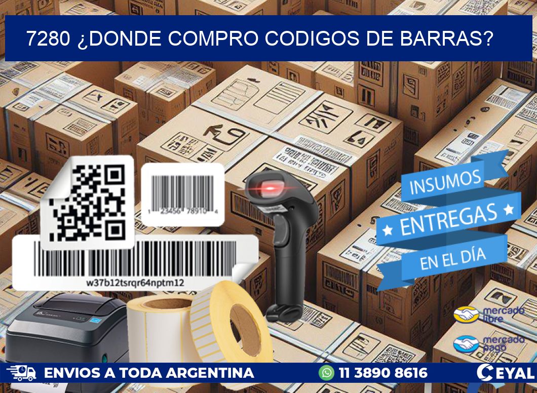 7280 ¿DONDE COMPRO CODIGOS DE BARRAS?