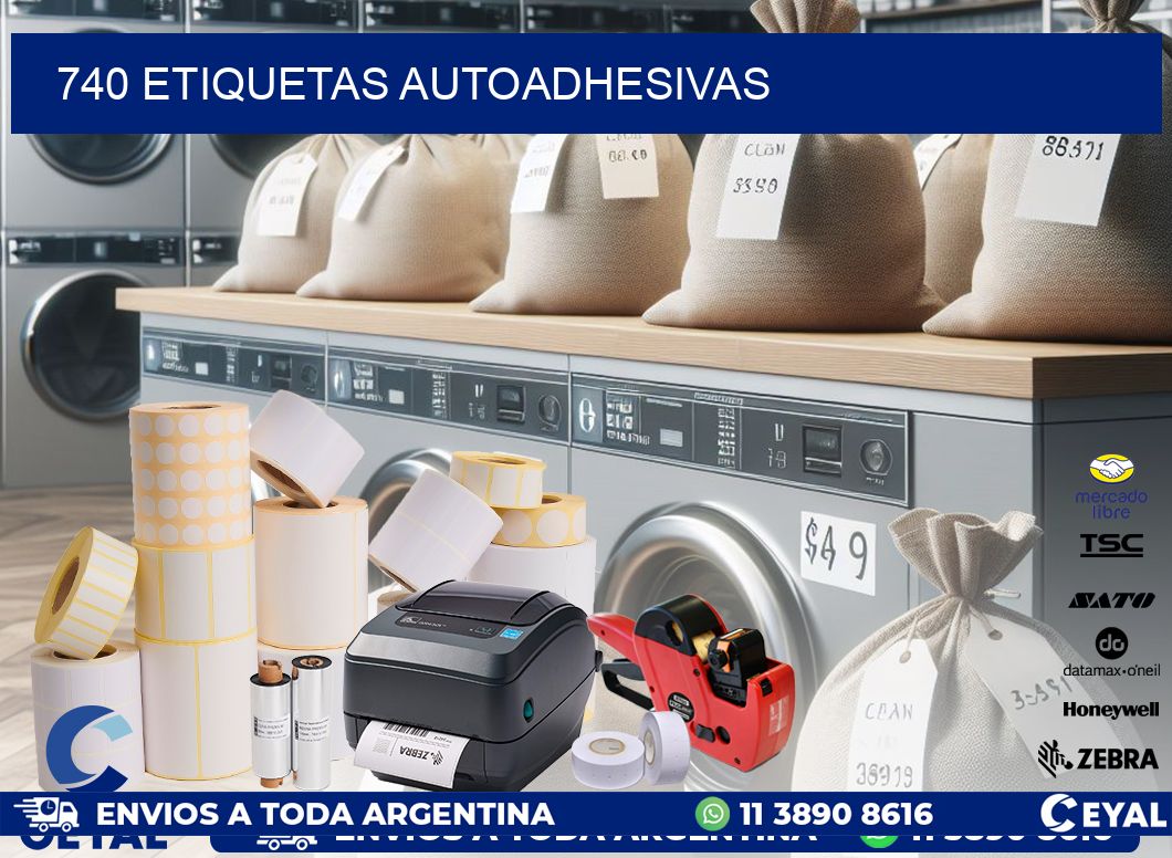 740 ETIQUETAS AUTOADHESIVAS