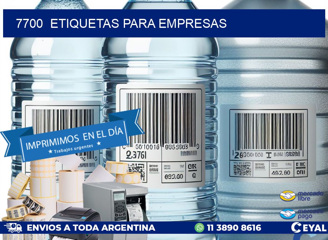 7700  ETIQUETAS PARA EMPRESAS