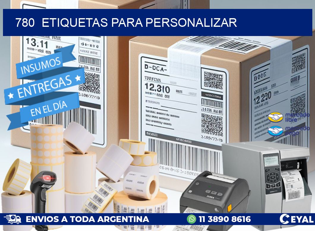 780  ETIQUETAS PARA PERSONALIZAR