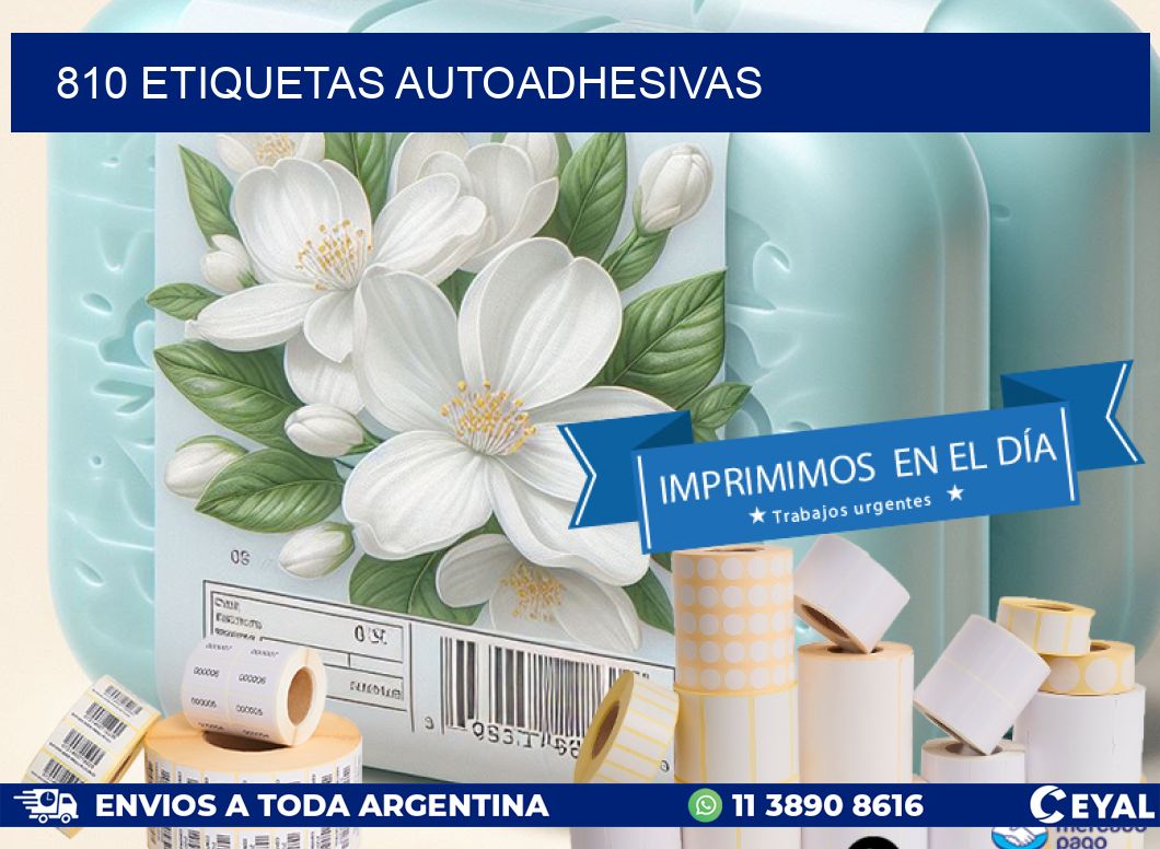 810 ETIQUETAS AUTOADHESIVAS