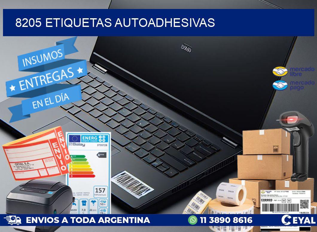 8205 ETIQUETAS AUTOADHESIVAS