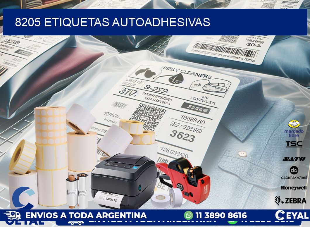 8205 ETIQUETAS AUTOADHESIVAS