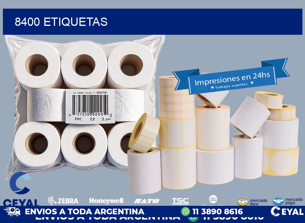 8400 ETIQUETAS