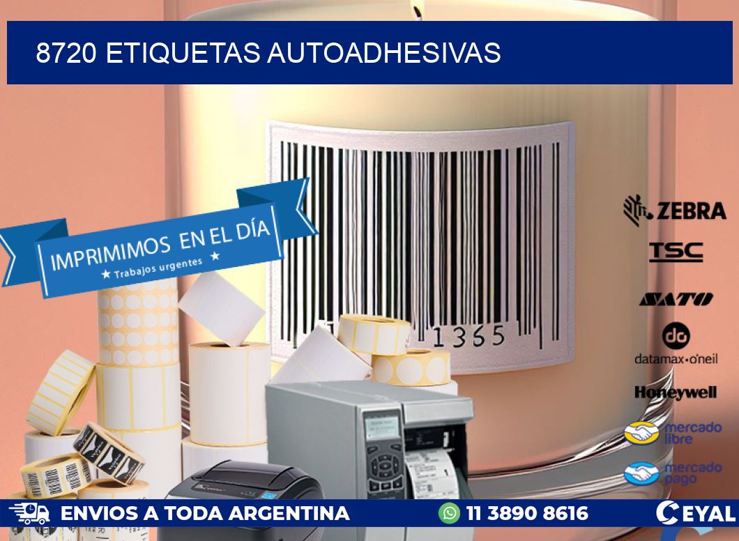 8720 ETIQUETAS AUTOADHESIVAS