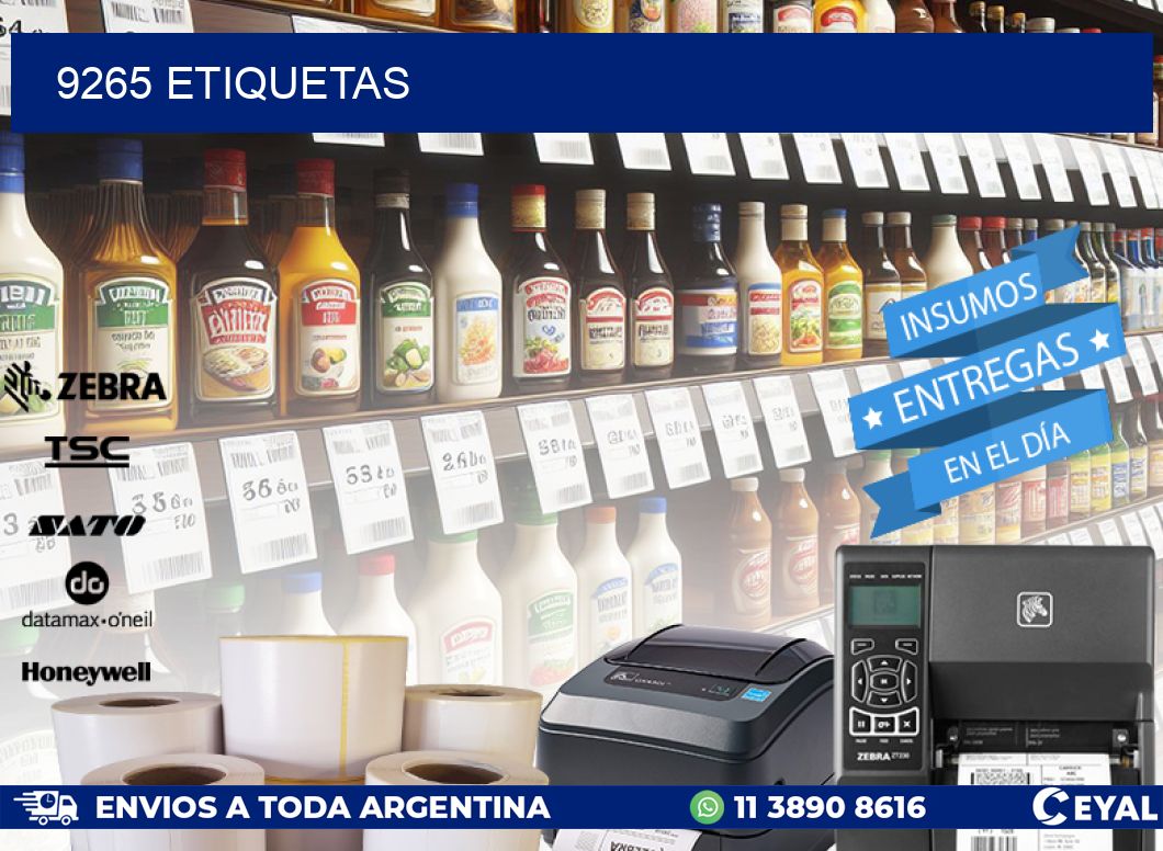 9265 ETIQUETAS