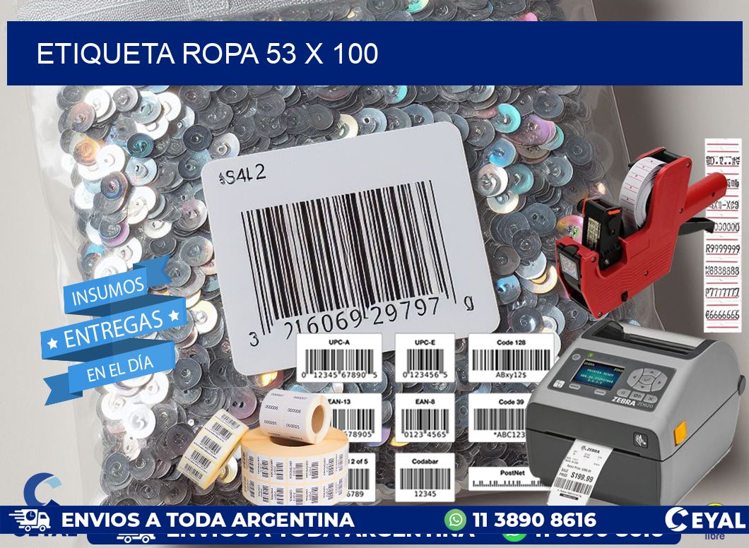 ETIQUETA ROPA 53 x 100