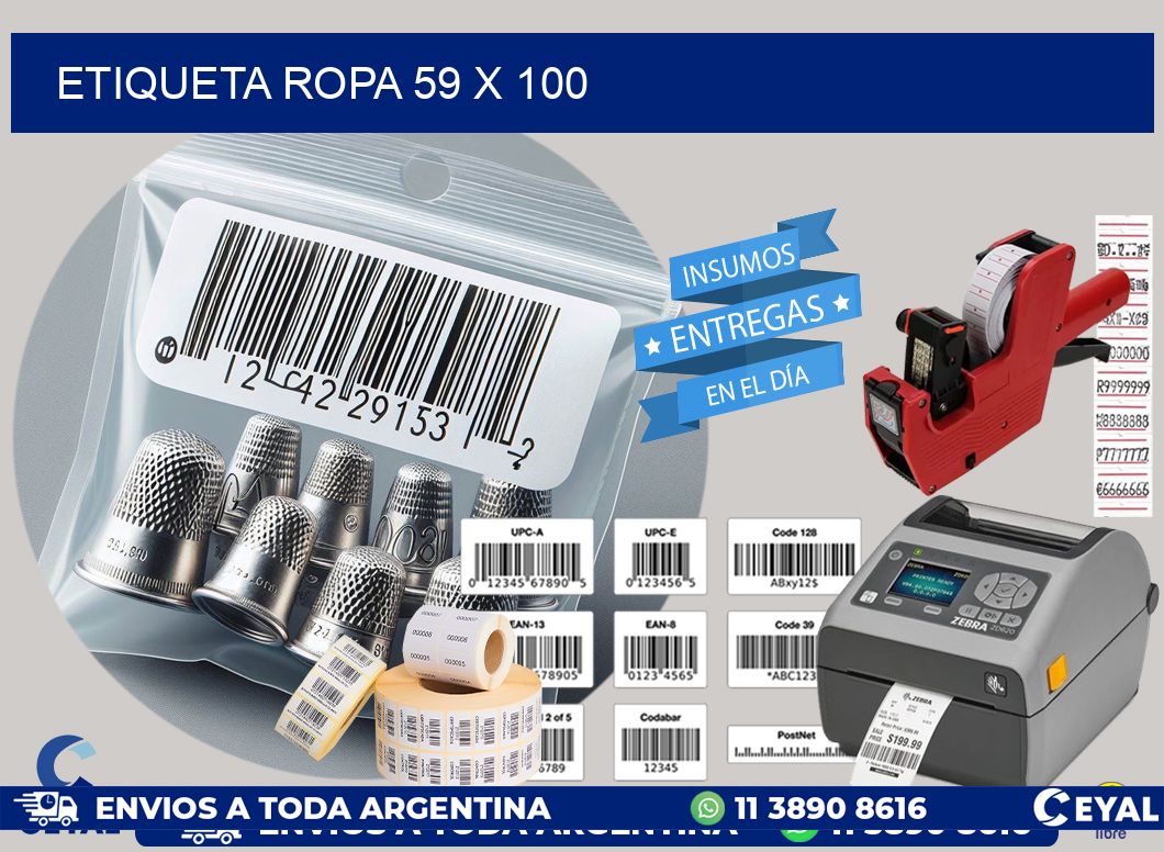 ETIQUETA ROPA 59 x 100