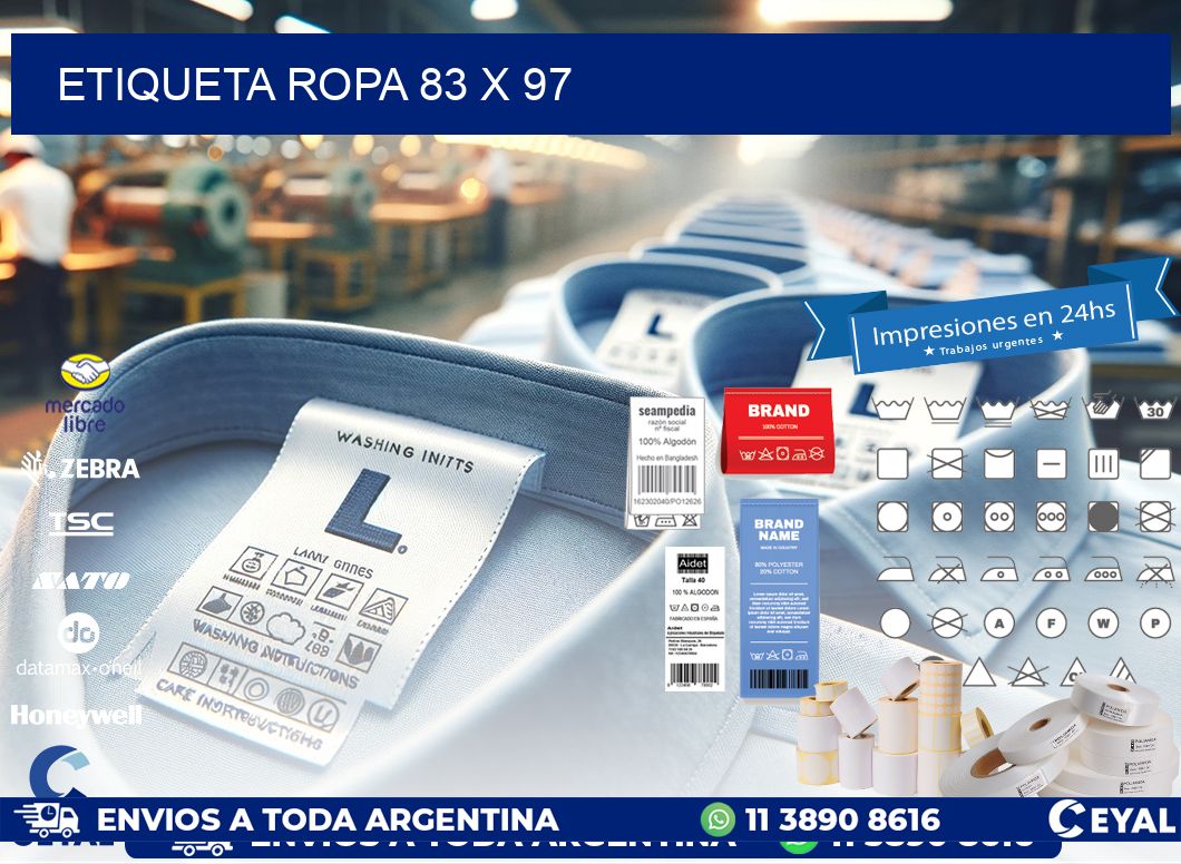 ETIQUETA ROPA 83 x 97