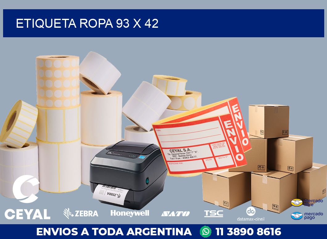 ETIQUETA ROPA 93 x 42