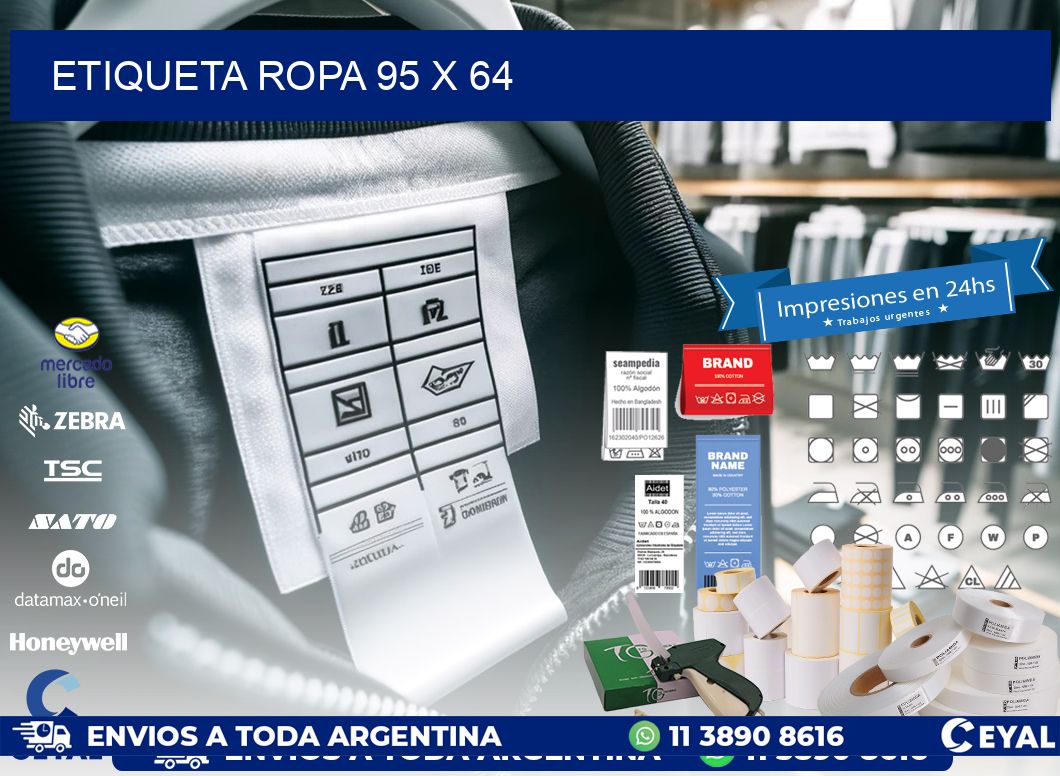 ETIQUETA ROPA 95 x 64