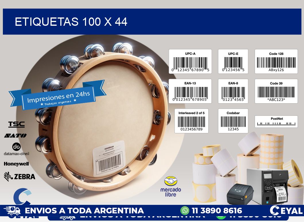 ETIQUETAS 100 x 44