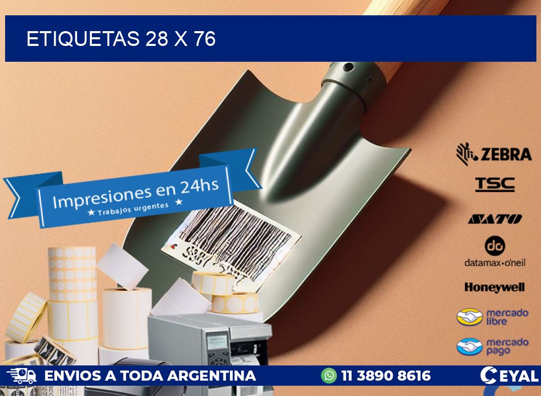 ETIQUETAS 28 x 76