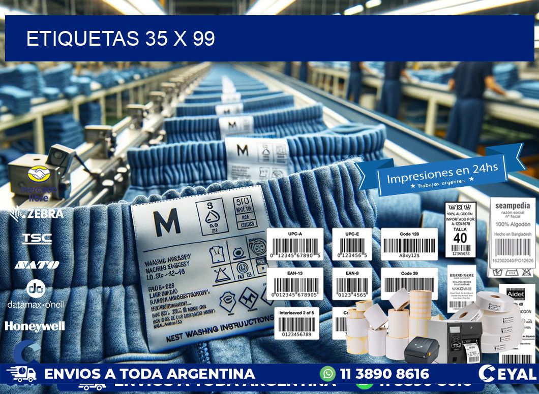 ETIQUETAS 35 x 99