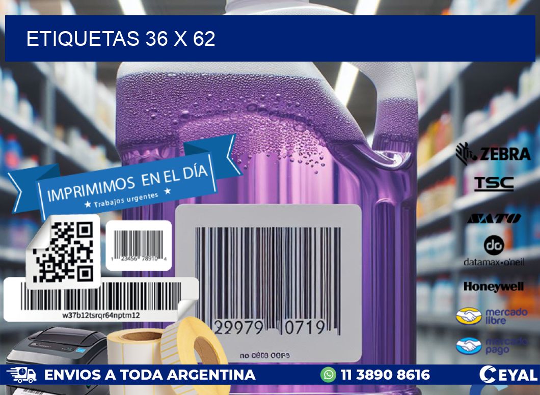 ETIQUETAS 36 x 62