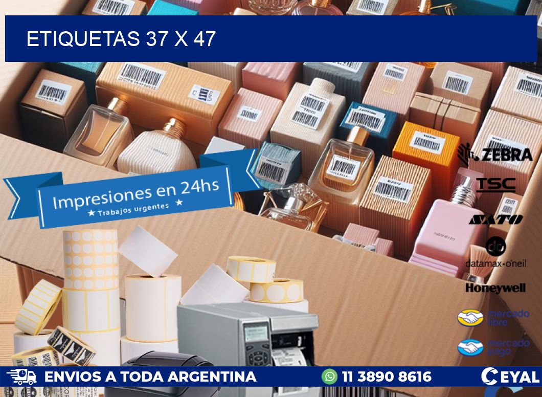 ETIQUETAS 37 x 47