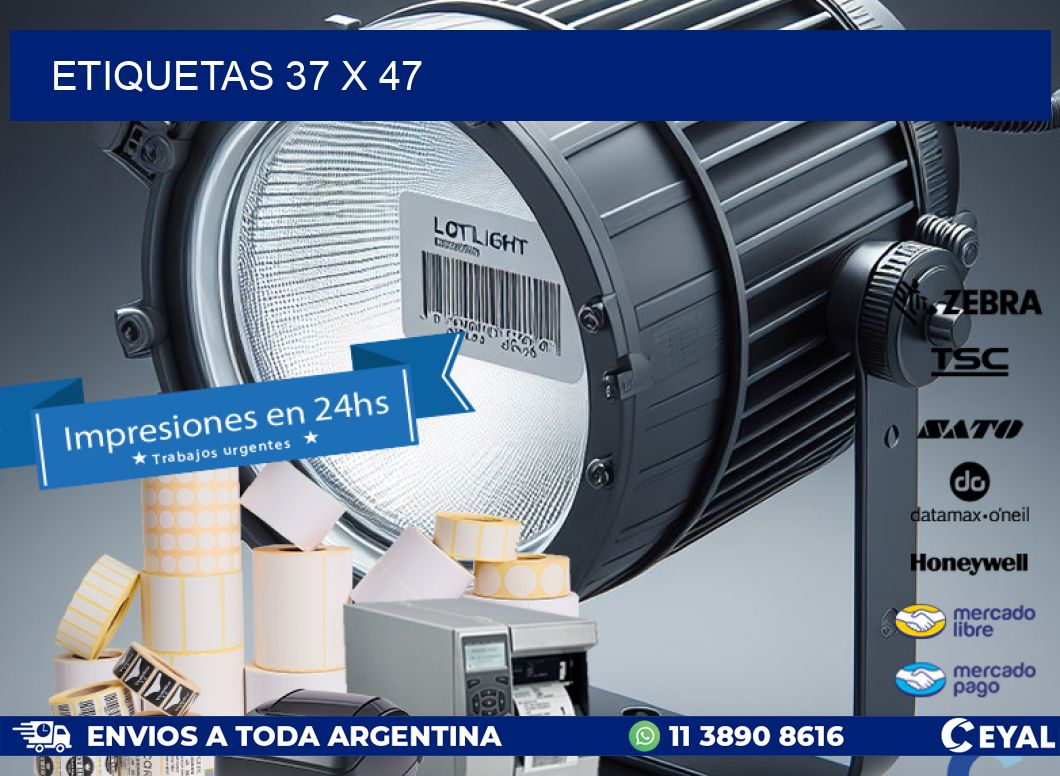 ETIQUETAS 37 x 47