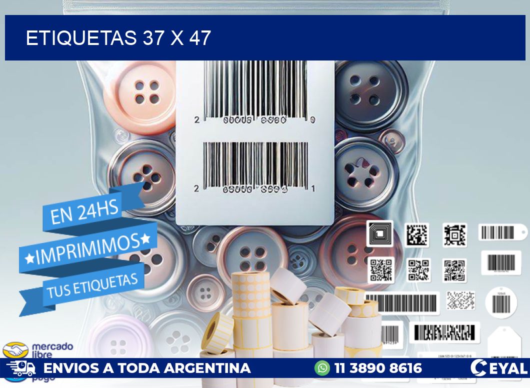 ETIQUETAS 37 x 47
