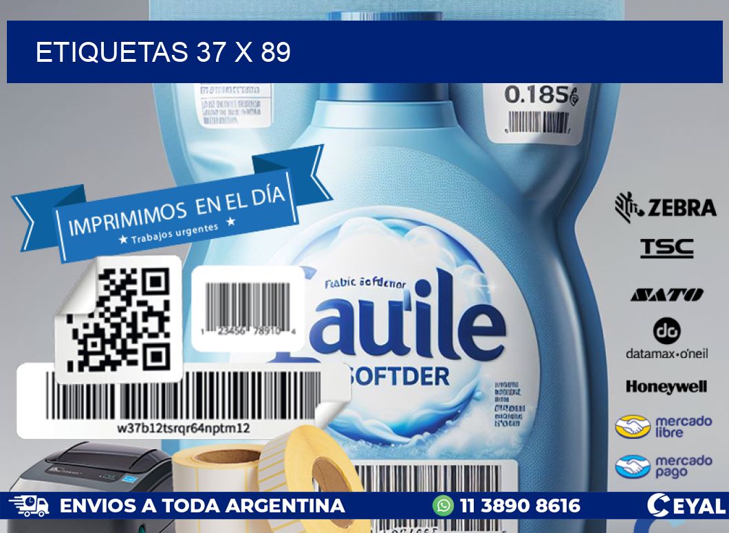 ETIQUETAS 37 x 89
