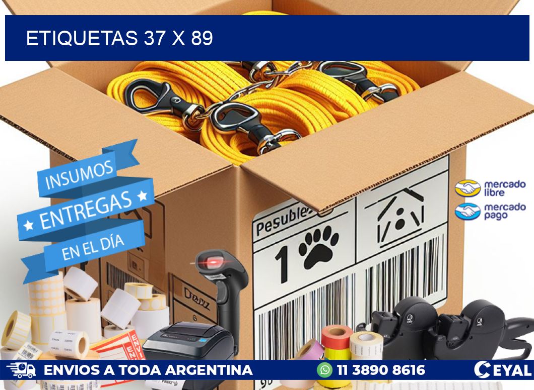 ETIQUETAS 37 x 89