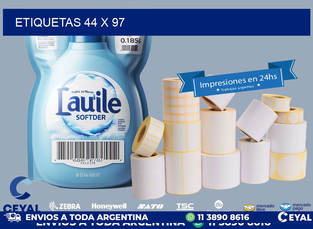 ETIQUETAS 44 x 97