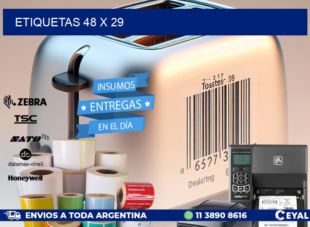 ETIQUETAS 48 x 29