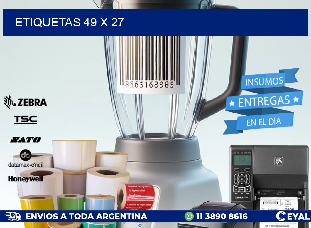 ETIQUETAS 49 x 27