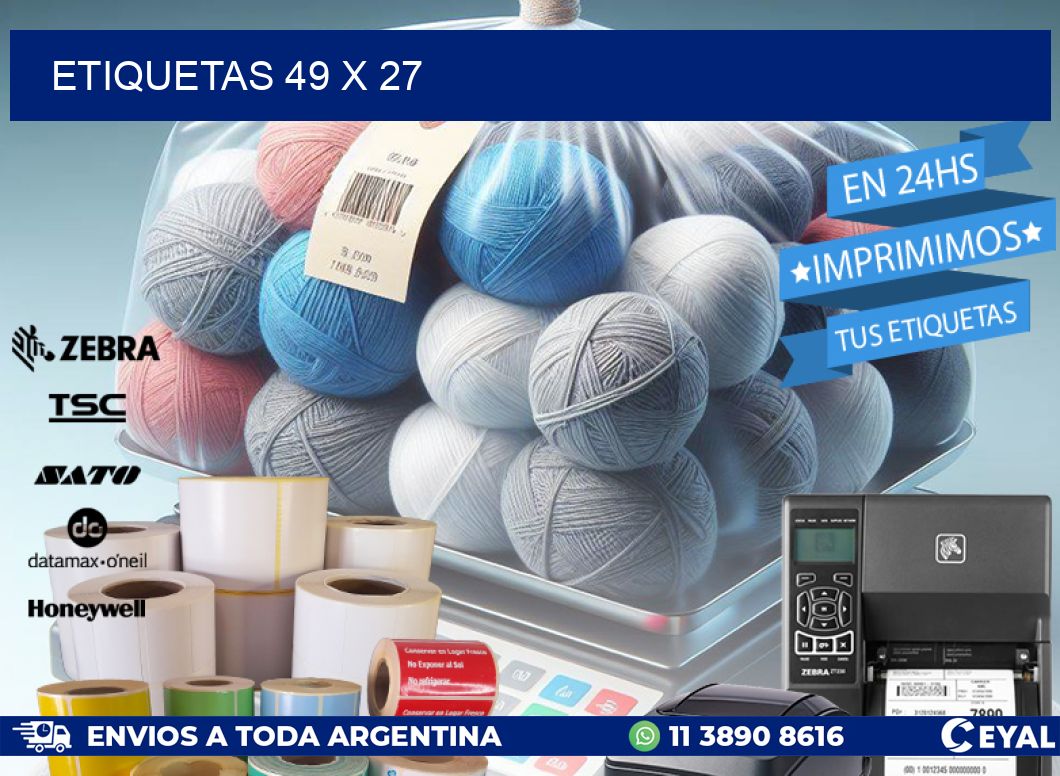ETIQUETAS 49 x 27