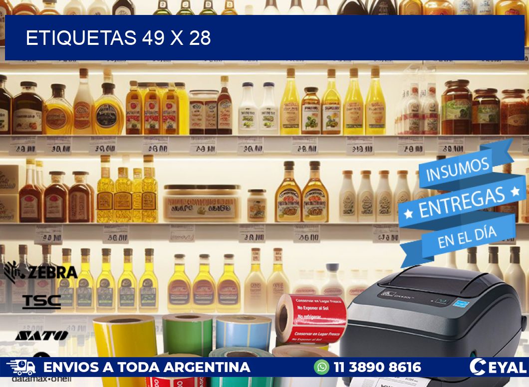 ETIQUETAS 49 x 28