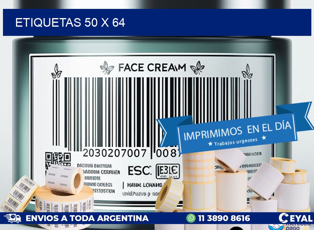 ETIQUETAS 50 x 64