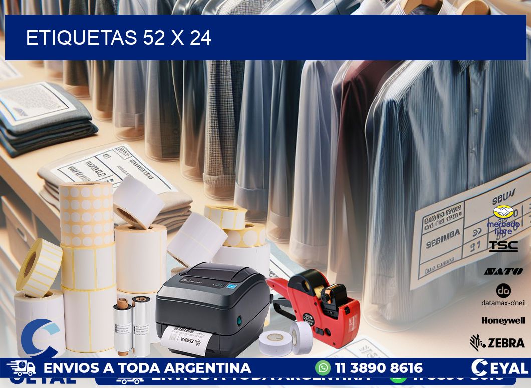 ETIQUETAS 52 x 24