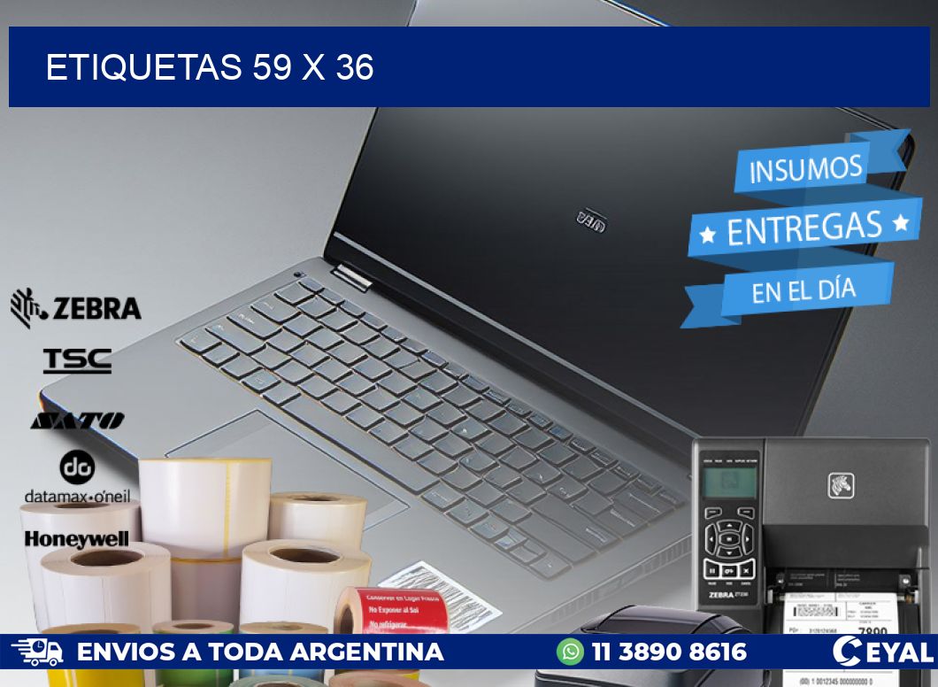 ETIQUETAS 59 x 36