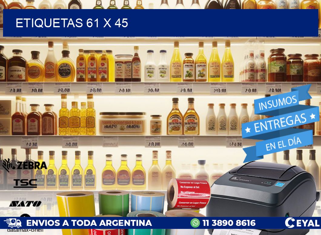 ETIQUETAS 61 x 45