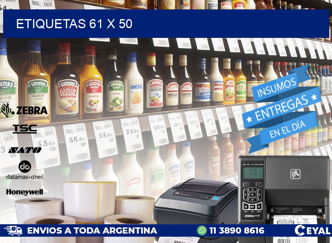 ETIQUETAS 61 x 50
