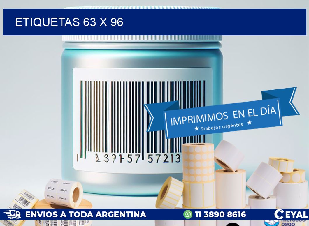 ETIQUETAS 63 x 96