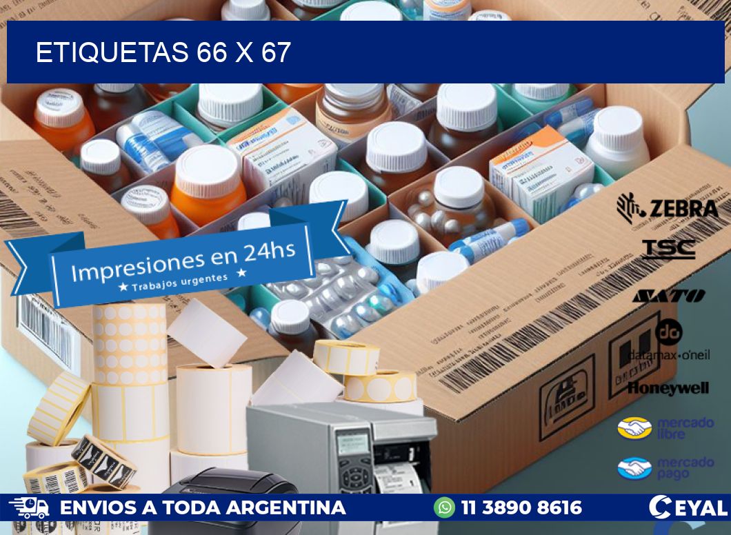ETIQUETAS 66 x 67