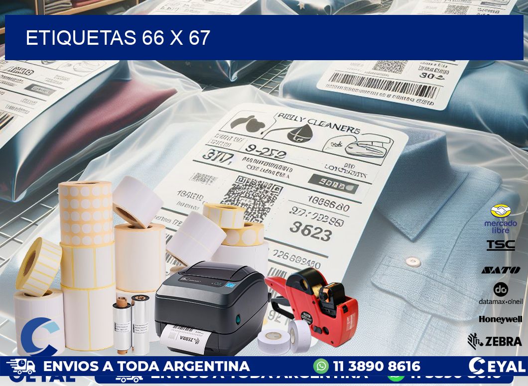 ETIQUETAS 66 x 67