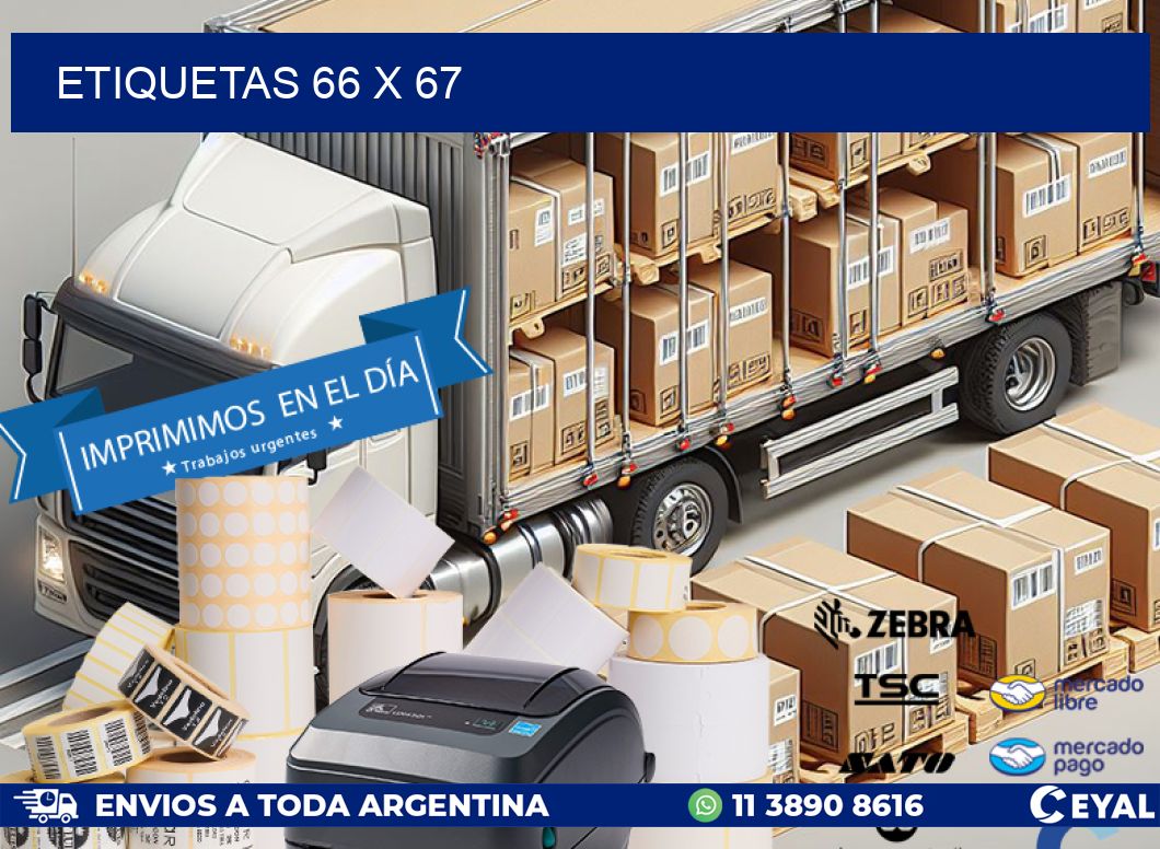 ETIQUETAS 66 x 67