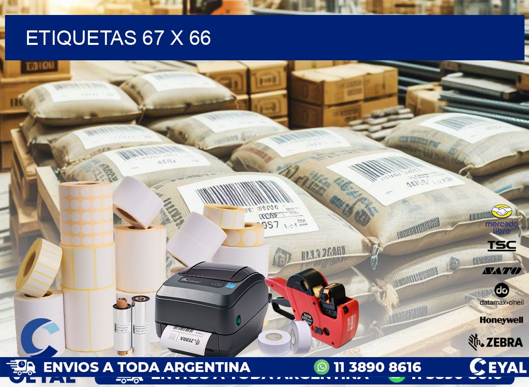 ETIQUETAS 67 x 66